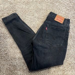 Levi’s grey wash wedgie skinny jeans